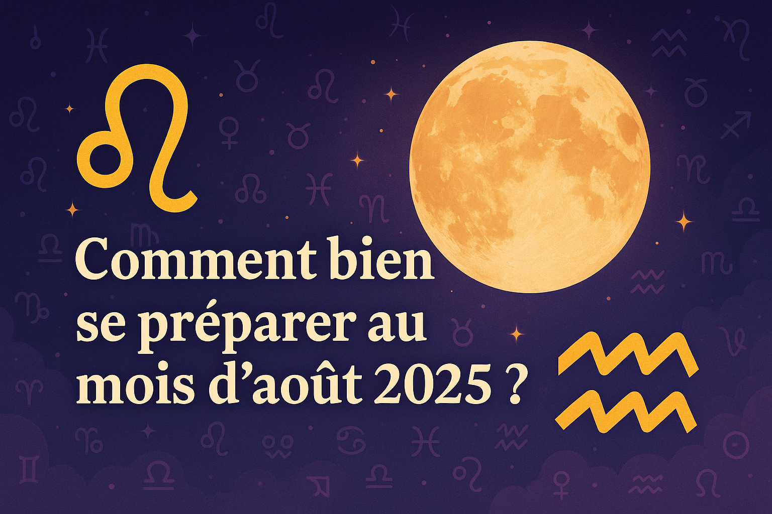 Comment bien se préparer au mois d'août 2025 ?